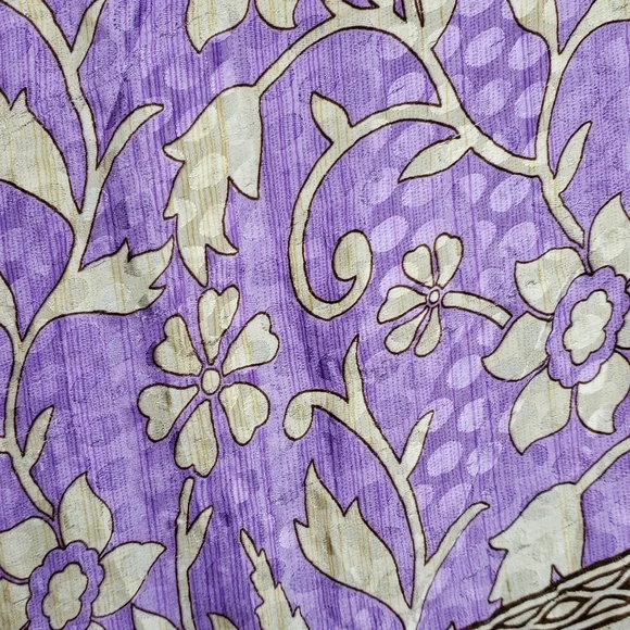 Darn Good Yarn Sari Silk Wrap Skirt Tea Goddess - Picture 14 of 16